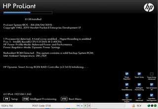 Server HPE Proliant Microserver G8