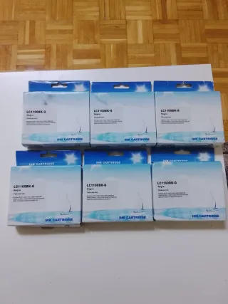 Lote cartuchos impresora Brother