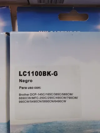 Lote cartuchos impresora Brother