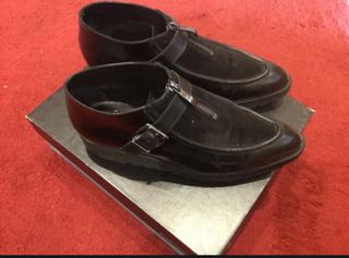 Zapato abotinado Flavio Menorca Piel Negro T-39