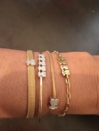 Pulsera puppies tous oro