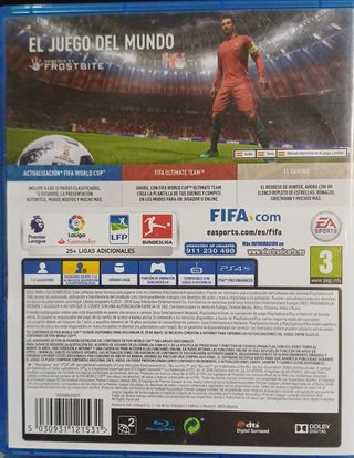 Videojuego PS4 FIFA 18