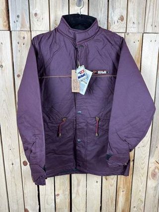 Chaqueta T-S Impermeable Kiwi Grasa Burdeos 1