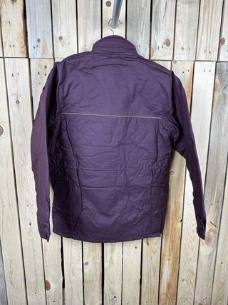 Chaqueta T-S Impermeable Kiwi Grasa Burdeos 1