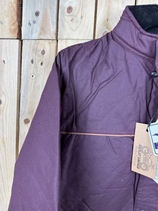 Chaqueta T-S Impermeable Kiwi Grasa Burdeos 1