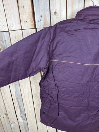 Chaqueta T-S Impermeable Kiwi Grasa Burdeos 1