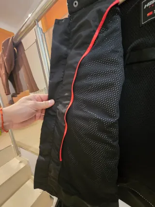 Chaqueta Cordura Moto Negra y Blanca