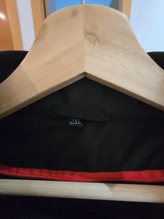 Chaqueta Cordura Moto Negra y Blanca