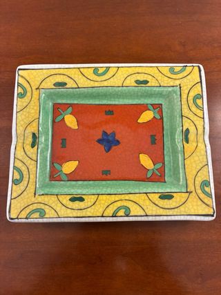 Cenicero vaciabolsillos porcelana diseño