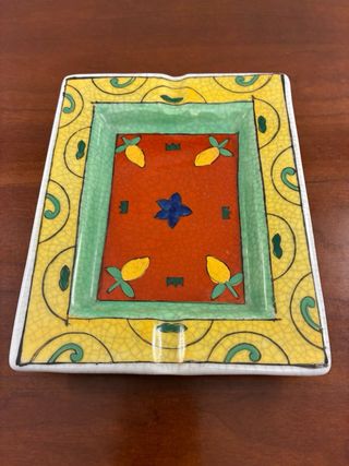 Cenicero vaciabolsillos porcelana diseño