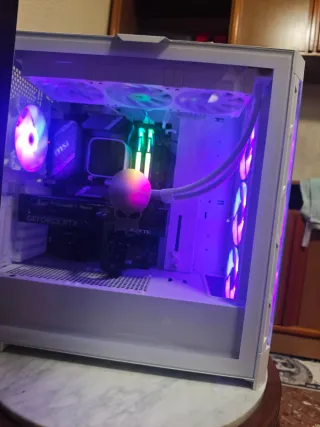 Caja PC Cougar Duoface Pro RGB Blanca Gabinete