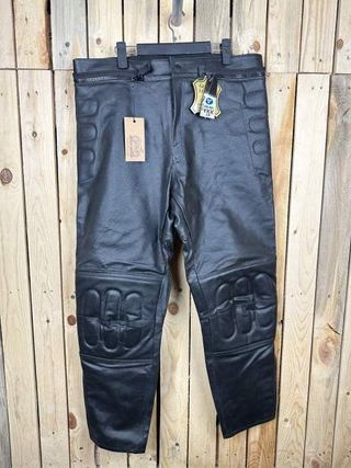 PANTALON T-L DE CUERO PARA MOTO GARIBALDI 1