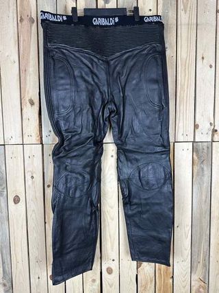 PANTALON T-2XL DE CUERO PARA MOTO GARIBALDI
