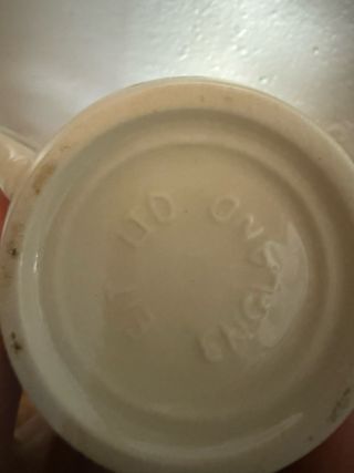 Plato inglés azul y blanco ceramica inglesa