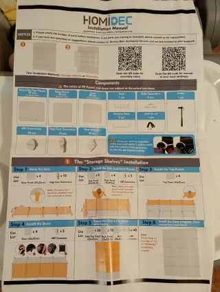 Armario modular cubos blanco