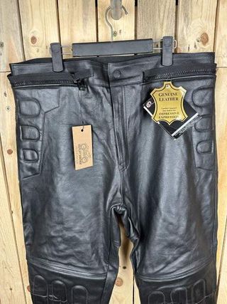 PANTALON T-XL DE CUERO PARA MOTO GARIBALDI 3