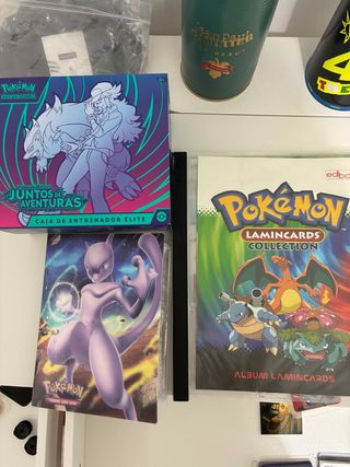 Lote Pokemon Caja Entrenador Elite y Álbum
