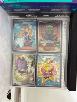 Lote Pokemon Caja Entrenador Elite y Álbum