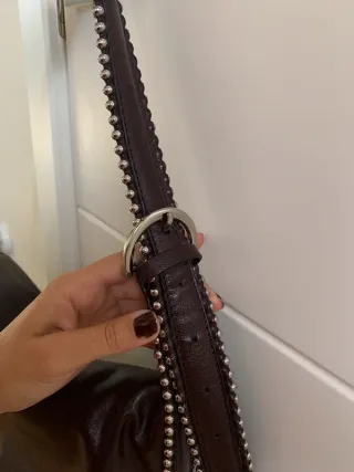 Bolso de piel de Zara