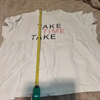 Camiseta Blanca Take Time A Rest Talla XL