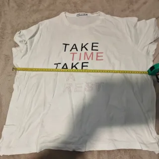 Camiseta Blanca Take Time A Rest Talla XL