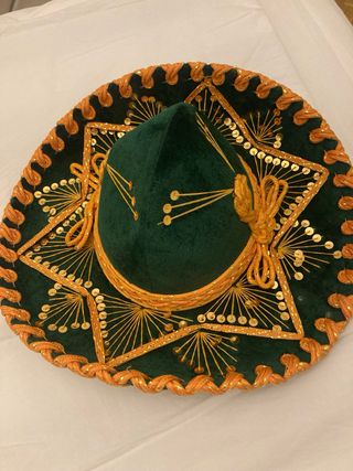 Sombrero Mexicano Dorado