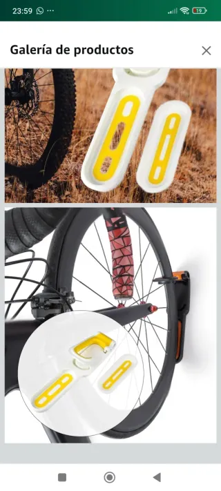 Soporte Pared Bicicleta