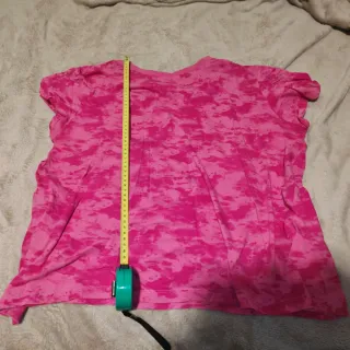 Camiseta manga corta rosa tie-dye