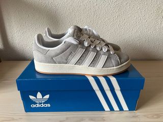 Adidas Campus 00's Gris y Blanco