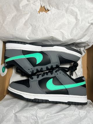 Nike Dunk Low Gris Negro Verde Talla 40