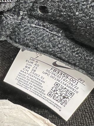 Nike Dunk Low Gris Negro Verde Talla 40