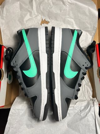 Nike Dunk Low Gris Negro Verde Talla 40