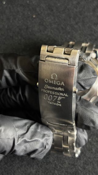 Omega Seamaster Automático Azul Plateado