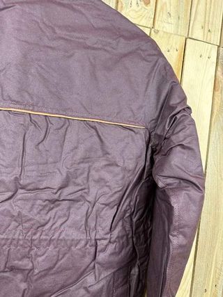 Chaqueta T-M Impermeable Kiwi Grasa Burdeos