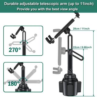 - Cuxwill Soporte Tablet Coche Portavasos para 4