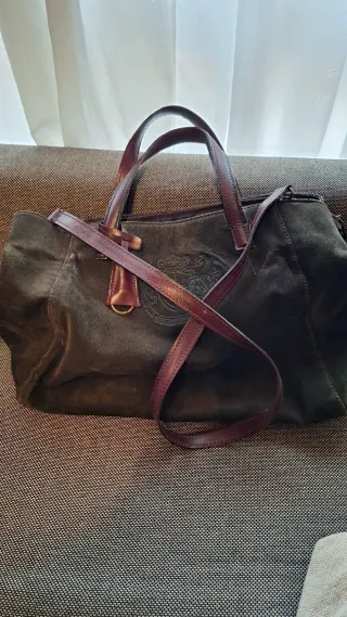 Bolso Pedro Miralles Marrón/Morado Piel