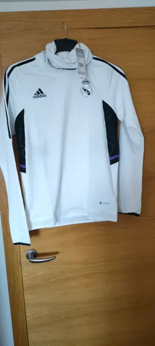 Camiseta térmica Real Madrid  Blanca Talla M