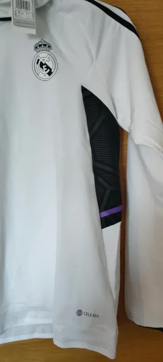 Camiseta térmica Real Madrid  Blanca Talla M