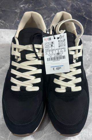 Zapatillas Zara Mujer Talla 40 Negras