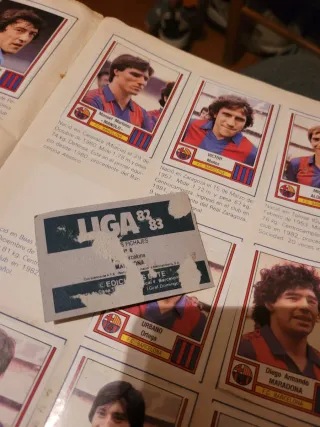 Cromo Liga 82-83 F.C. Barcelona