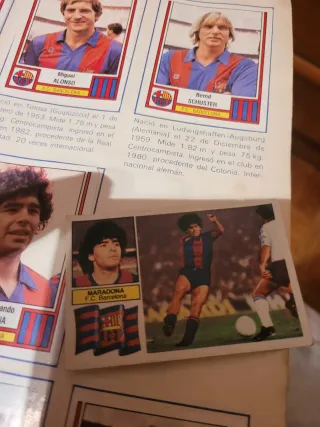 Cromo Liga 82-83 F.C. Barcelona