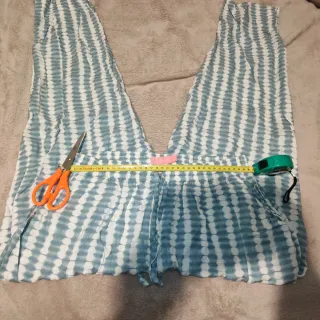 Pantalón ancho estampado