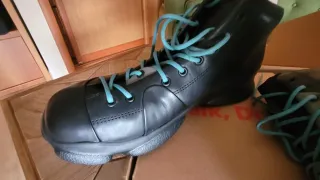 Botas Camper Karst Negras y Turquesa