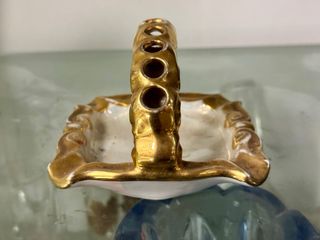 Cenicero Porcelana Limoges Francia Vintage