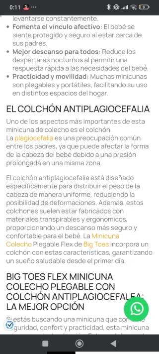 Cuna colecho BigToes Flex