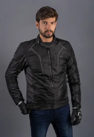 Chaqueta Moto Negra/Gris Talla M sepang LS2
