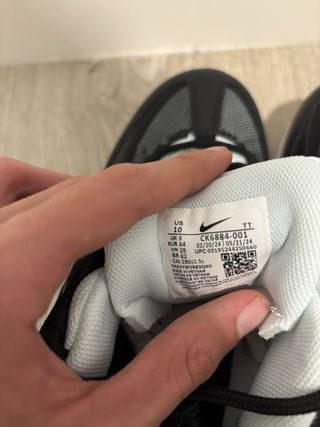 Nike Air Max 95 Talla 44 Negro Blanco