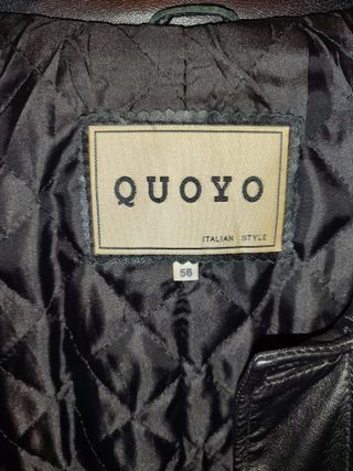 Cappotto in pelle QUOYO taglia 56
