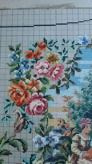 Schema per ricamo vintage, inizio '900