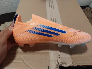 Zapatillas Adidas F50 Naranja y Azul